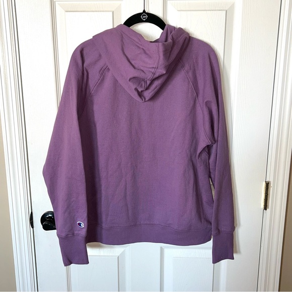 Champion Powerblend Purple Hoodie - NEW - Picture 9 of 10